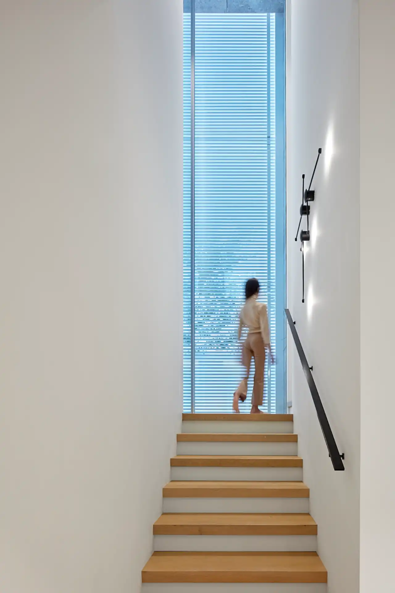 Child going up the stairs