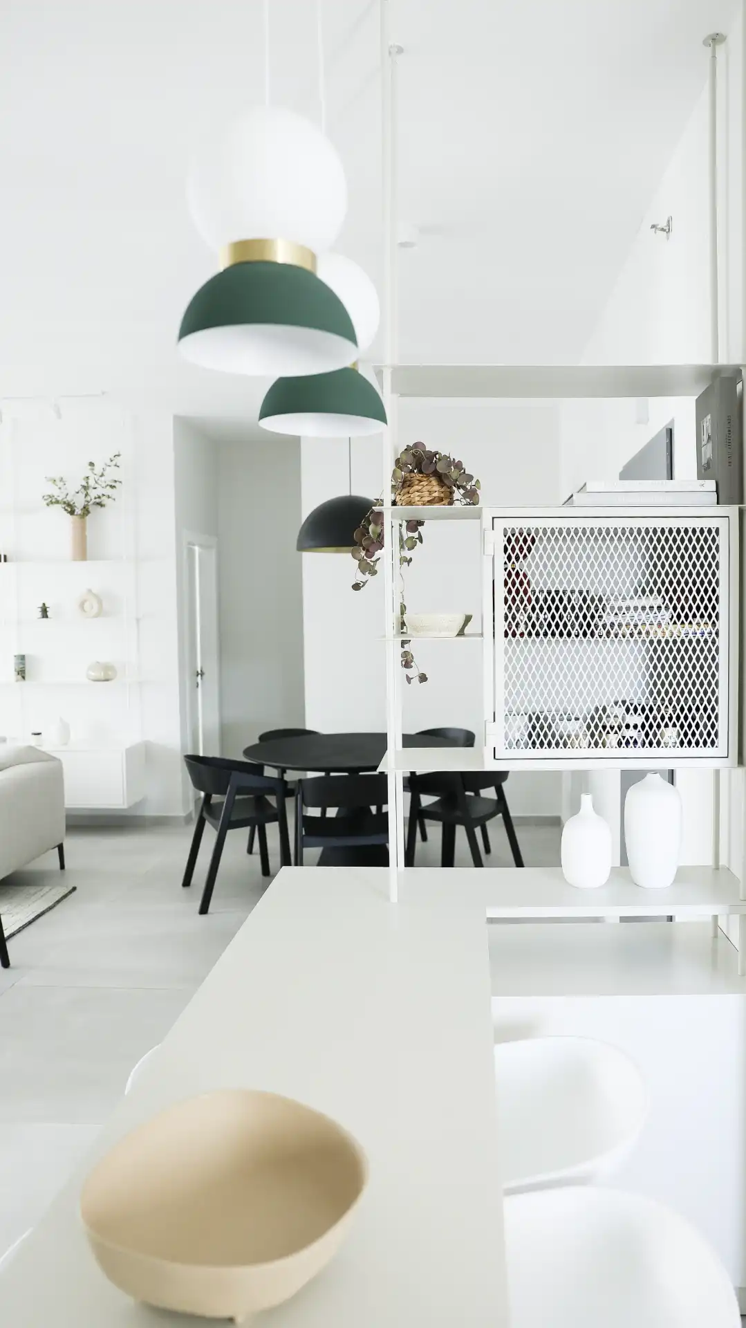 Herzliya dining table view from kitchen