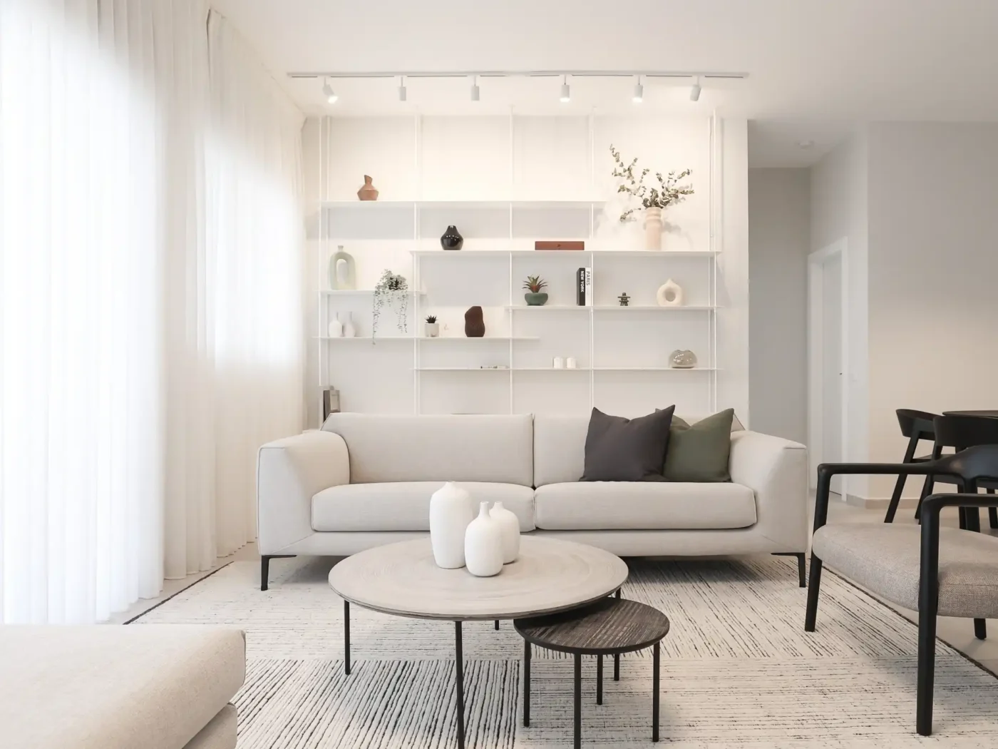 Herzliya living room פרויקט של יעל דובקין