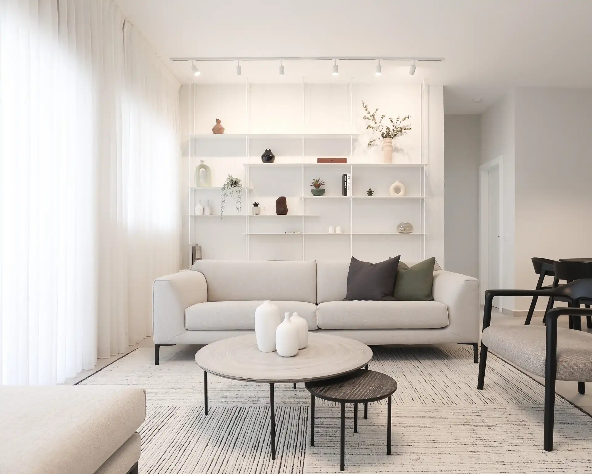 Herzliya living room פרויקט של יעל דובקין